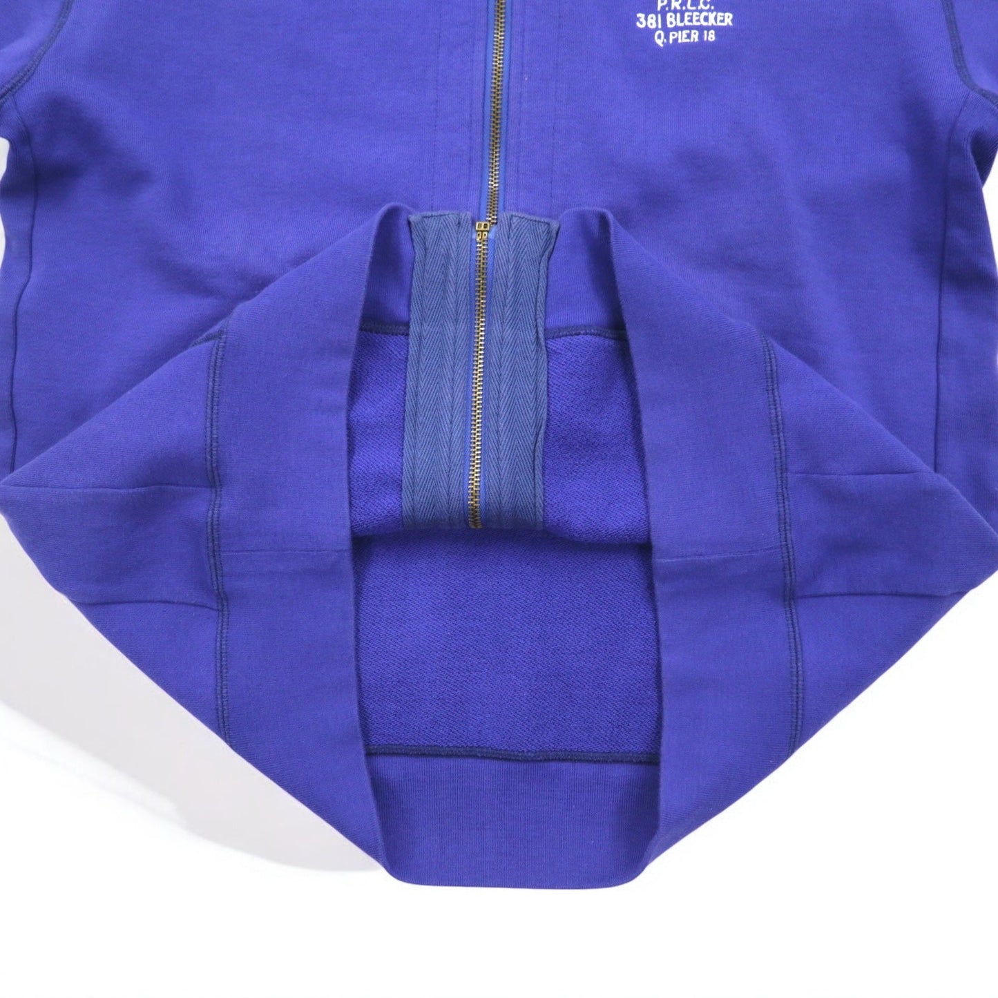 Polo by Ralph Lauren フルジップパーカー M ブルー コットン P.R.L.C 381 BLEECKER