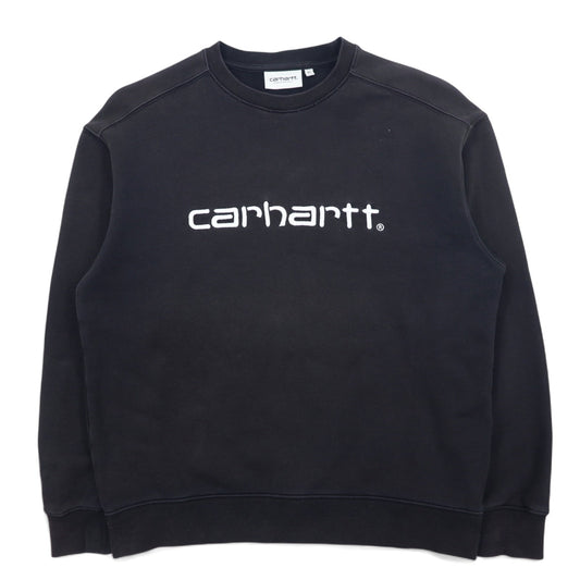 carhartt WIP ロゴ刺繍 スウェット XS ブラック コットン IO27475