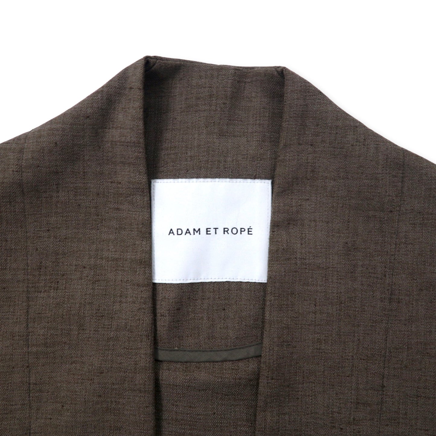 ADAM ET ROPE 羽織 ガウンコート L ブラウン ポリエステル 14893