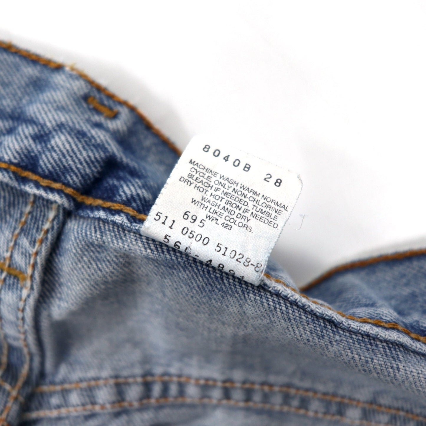 Levi's USA製 90年代 560 ルーズフィット テーパード デニムパンツ 32 ブルー コットン ジッパーフライ 560-4891