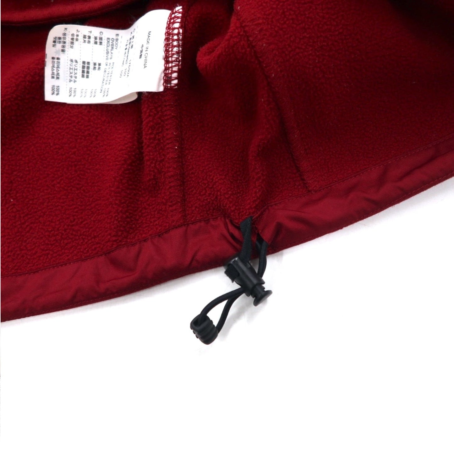 NIKE GOLF ハーフジップ トラックジャケット ジャージ L レッド フリースライナー THERMA FIT スウォッシュロゴ