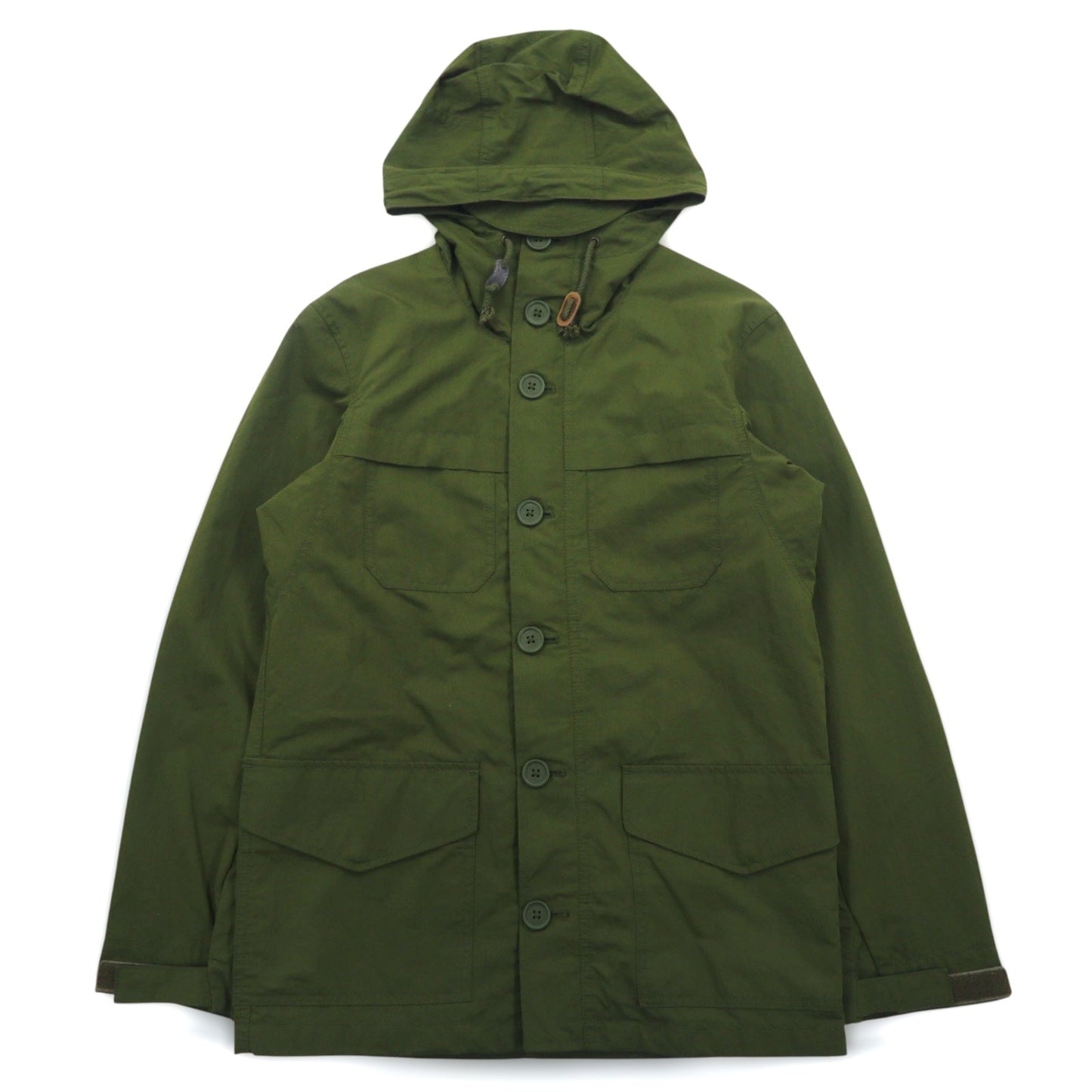 Levi's 60/40クロス マウンテンパーカー フィールドジャケット S カーキ ナイロン コットン HOODED FIELD JACKET RIFLE GREEN-MAND ORANGE 70382-0002