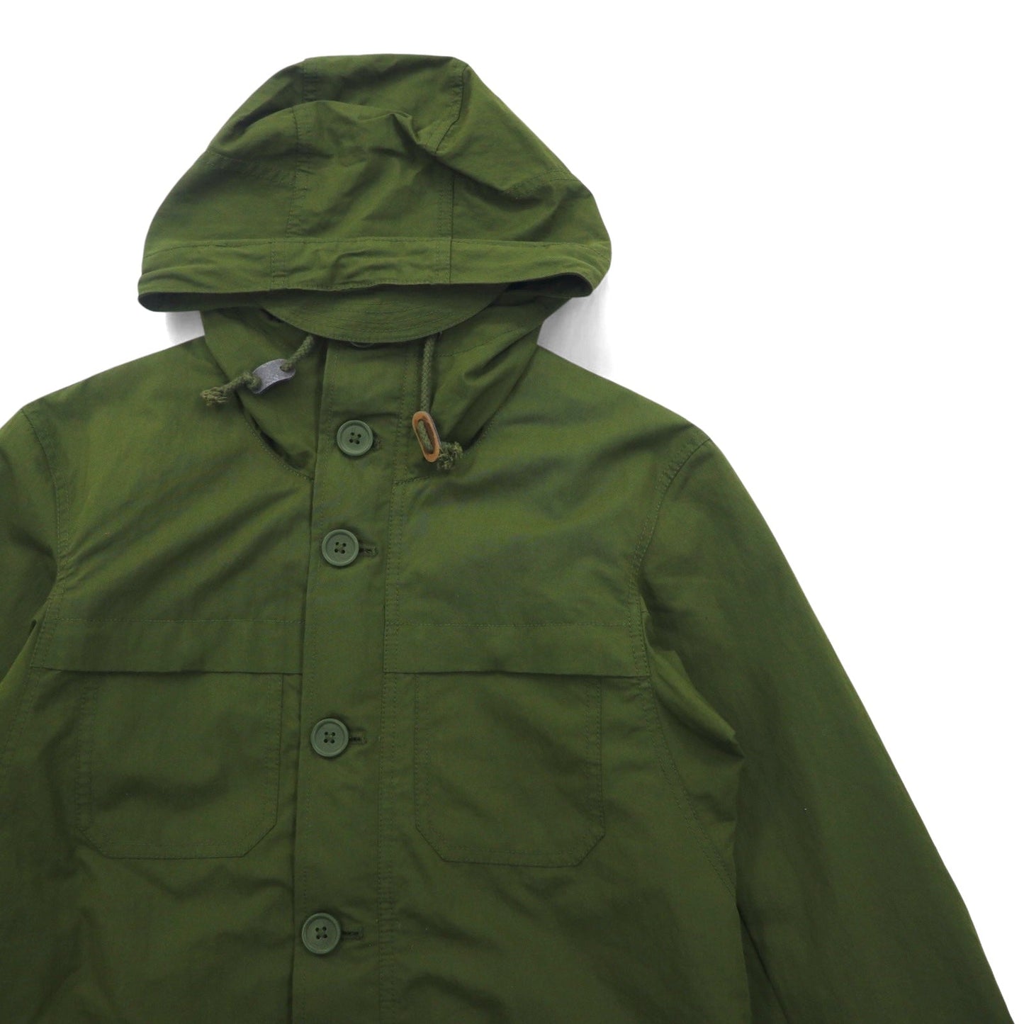 Levi's 60/40クロス マウンテンパーカー フィールドジャケット S カーキ ナイロン コットン HOODED FIELD JACKET RIFLE GREEN-MAND ORANGE 70382-0002