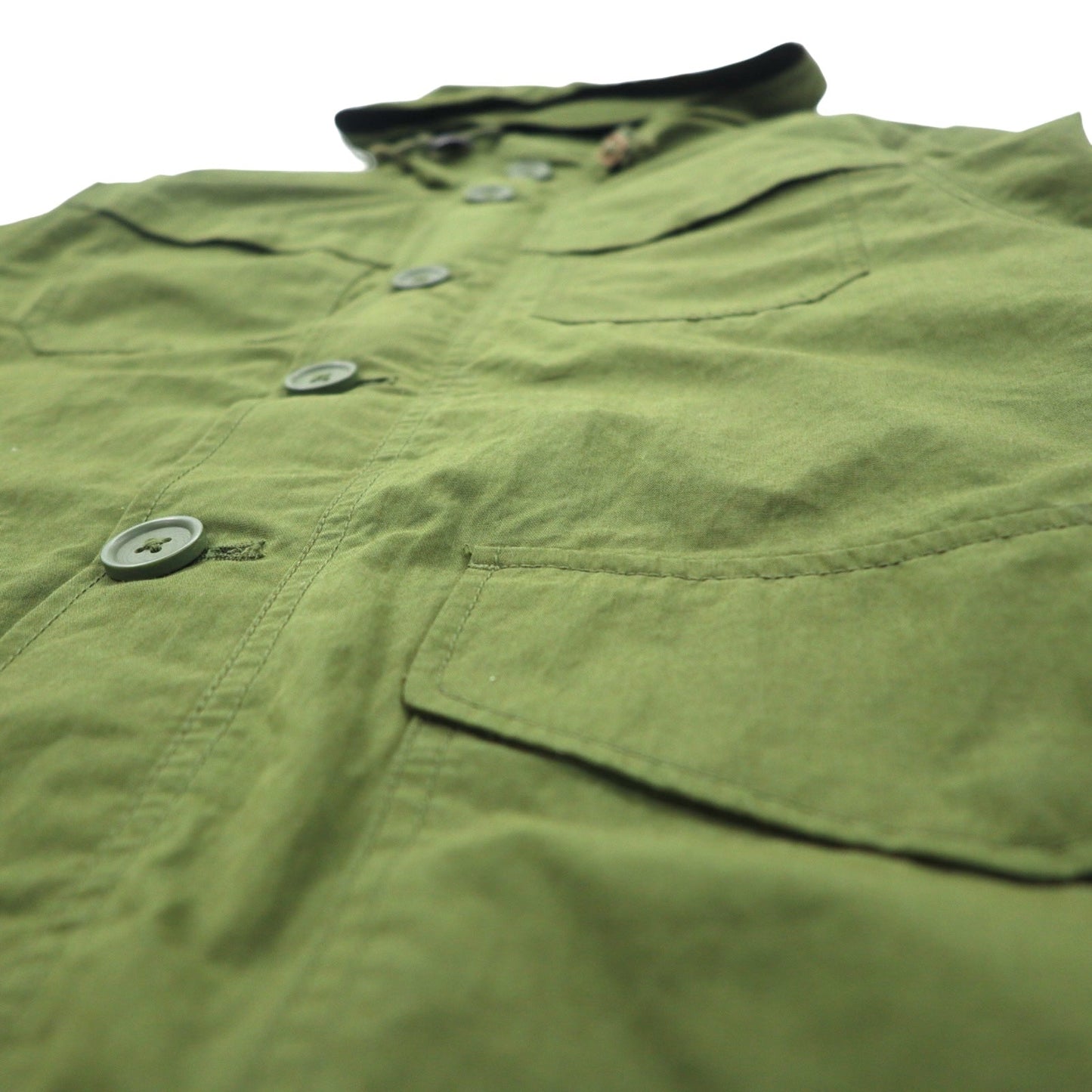 Levi's 60/40クロス マウンテンパーカー フィールドジャケット S カーキ ナイロン コットン HOODED FIELD JACKET RIFLE GREEN-MAND ORANGE 70382-0002