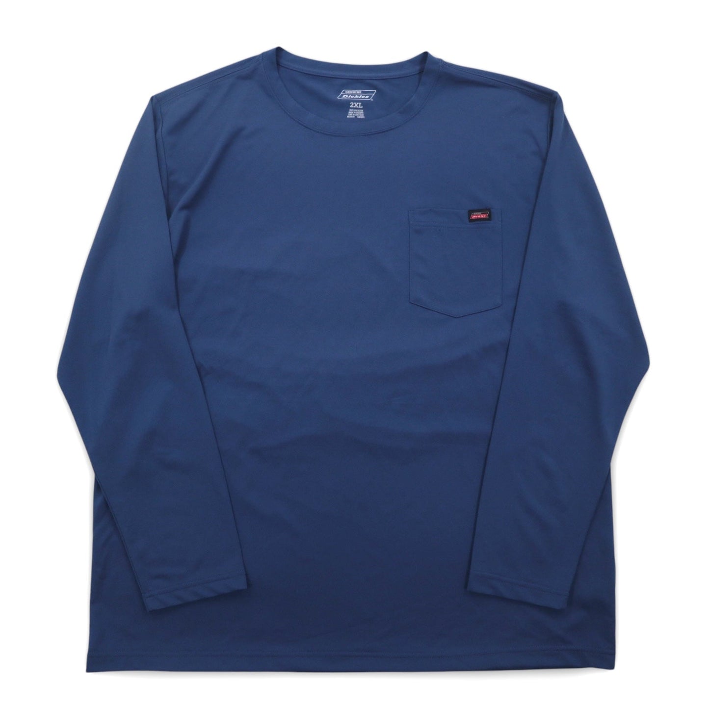 Dickies パフォーマンス ポケットTシャツ ロンT 2XL ネイビー ポリエステル REGULAR FIT PERFORMANCE POCKET TEE GL417DM