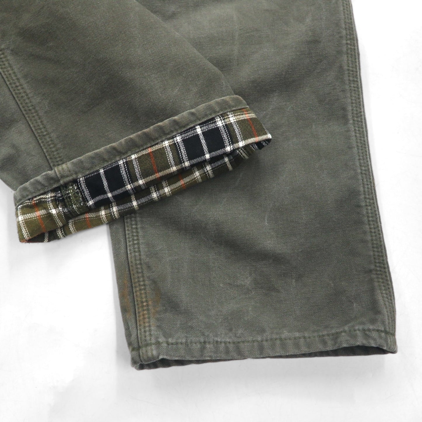 carhartt ルーズフィット ウォッシュドダック ユーティリティー ワークパンツ M カーキ LOOSE FIT B111 ペインターパンツ メキシコ製
