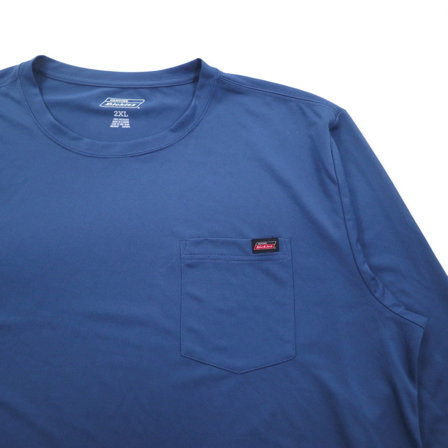 Dickies パフォーマンス ポケットTシャツ ロンT 2XL ネイビー ポリエステル REGULAR FIT PERFORMANCE POCKET TEE GL417DM