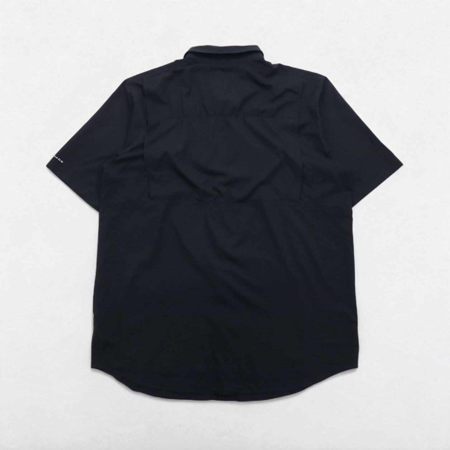 Columbia オムニシェード OMNI-SHADE 半袖 フィッシングシャツ XL ブラック ポリエステル メッシュ AT1567