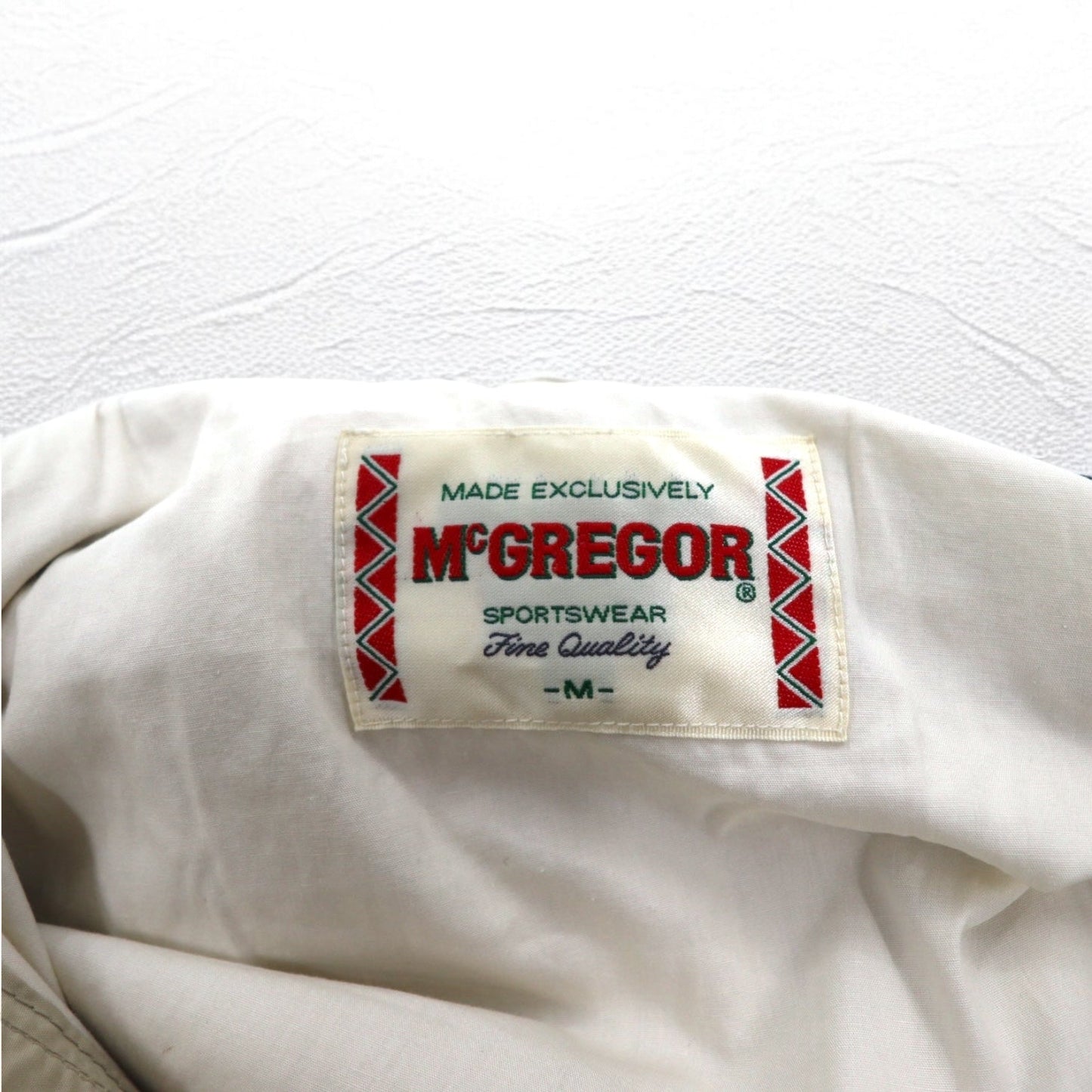 McGREGOR 90年代 マウンテンパーカー M ベージュ ドローコード フード着脱式