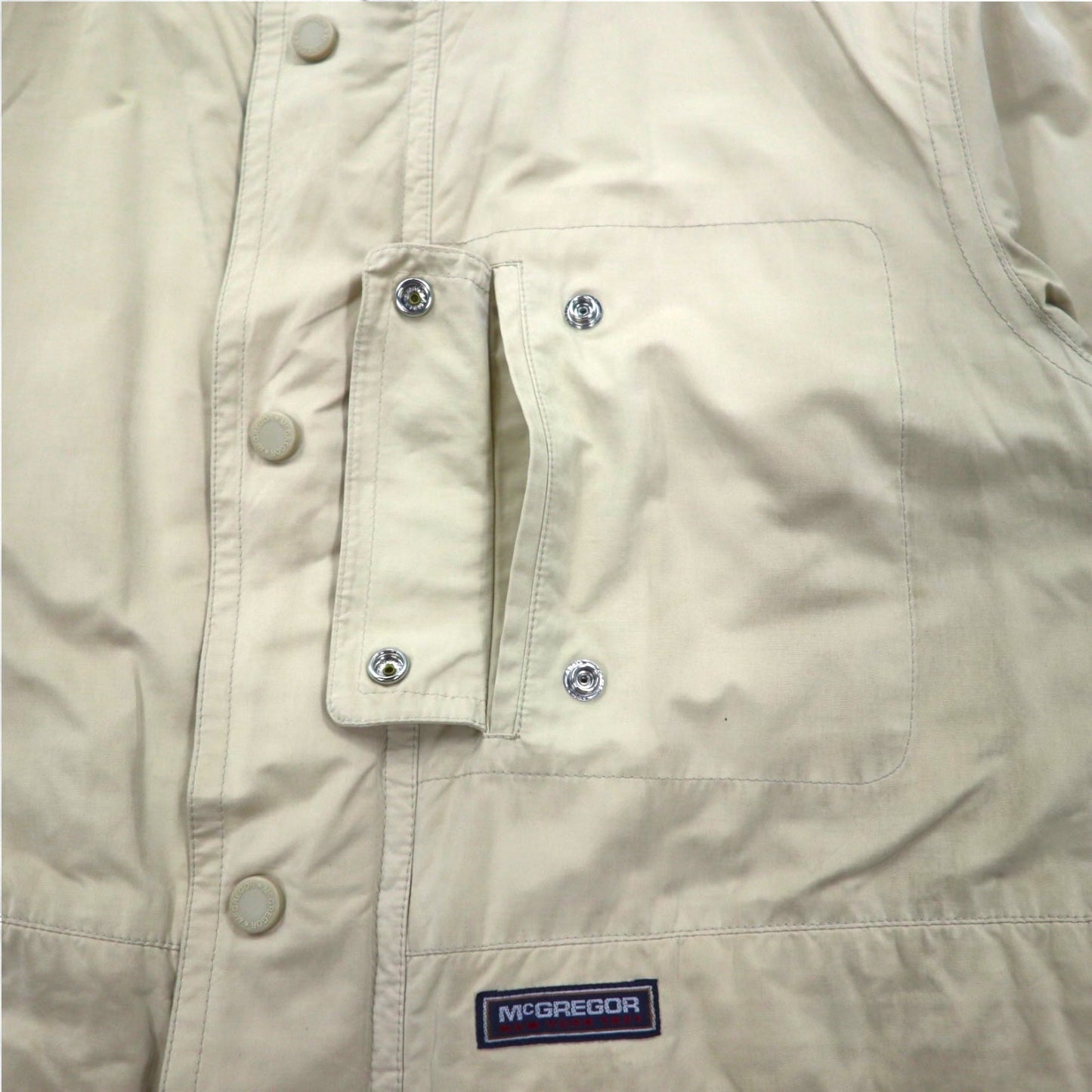 McGREGOR 90年代 マウンテンパーカー M ベージュ ドローコード フード着脱式