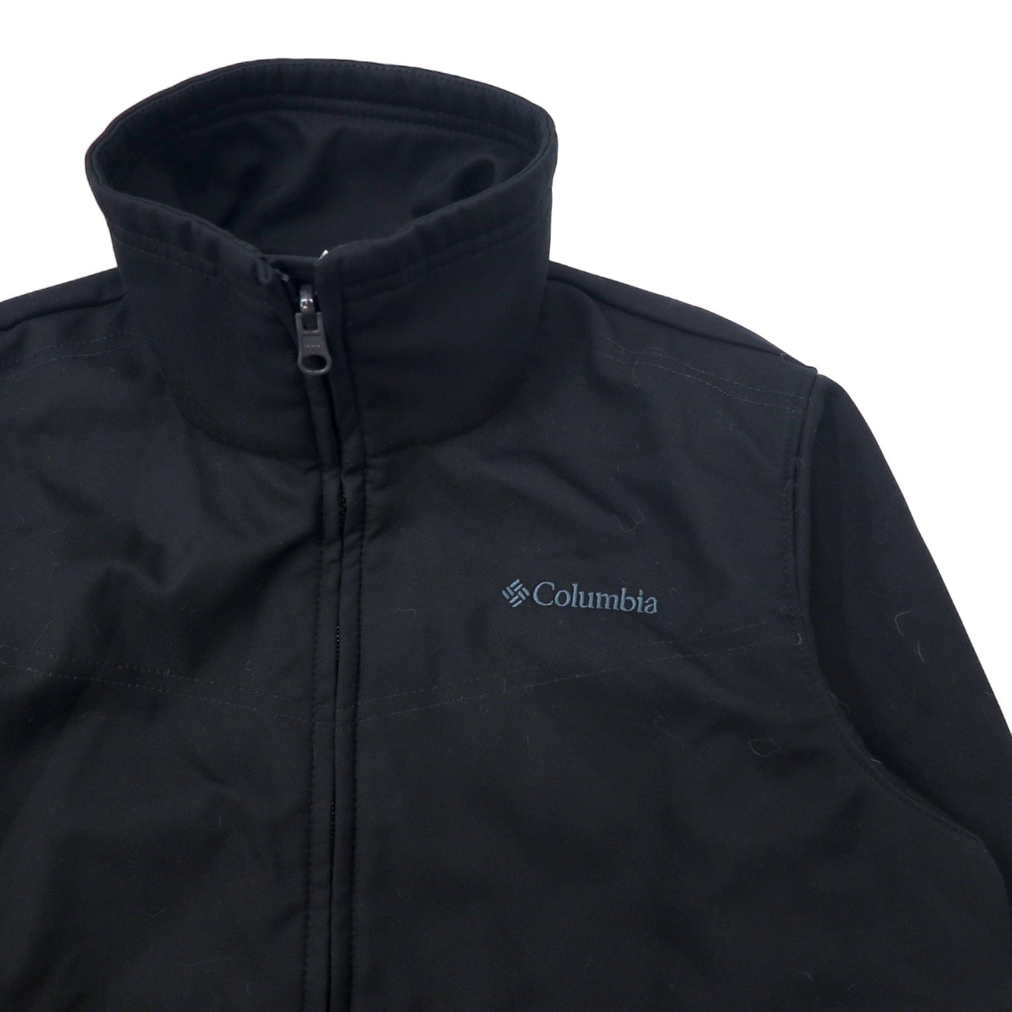 Columbia 3WAY マウンテンパーカー ソフトシェルジャケット M ブラック ナイロン OMNI-TECH 防水 フリースライナー フード着脱式 INTERCHANGE
