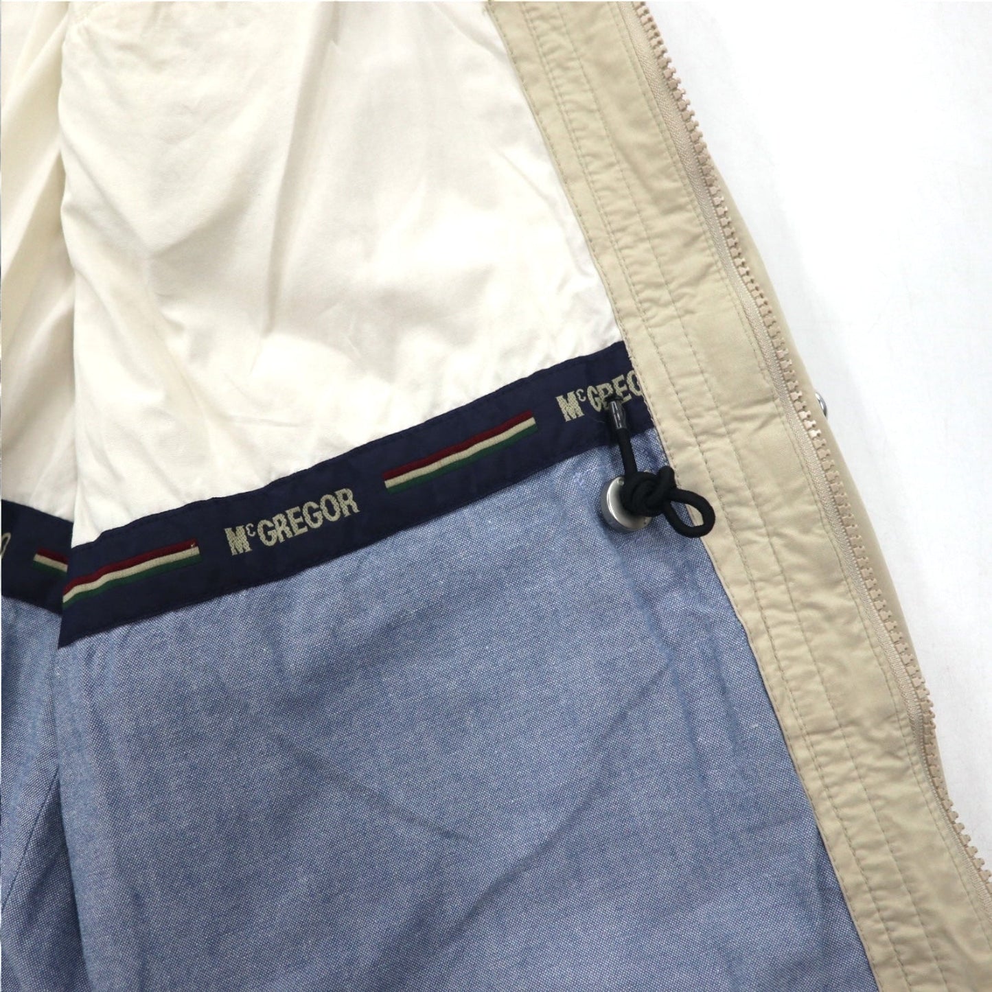 McGREGOR 90年代 マウンテンパーカー M ベージュ ドローコード フード着脱式