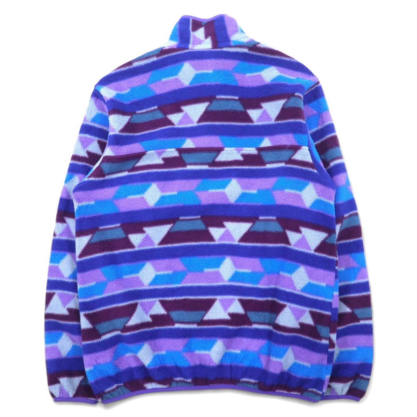 patagonia SYNCHILLA シンチラ スナップT フリースジャケット M パープル ポリエステル 総柄 25455FA15