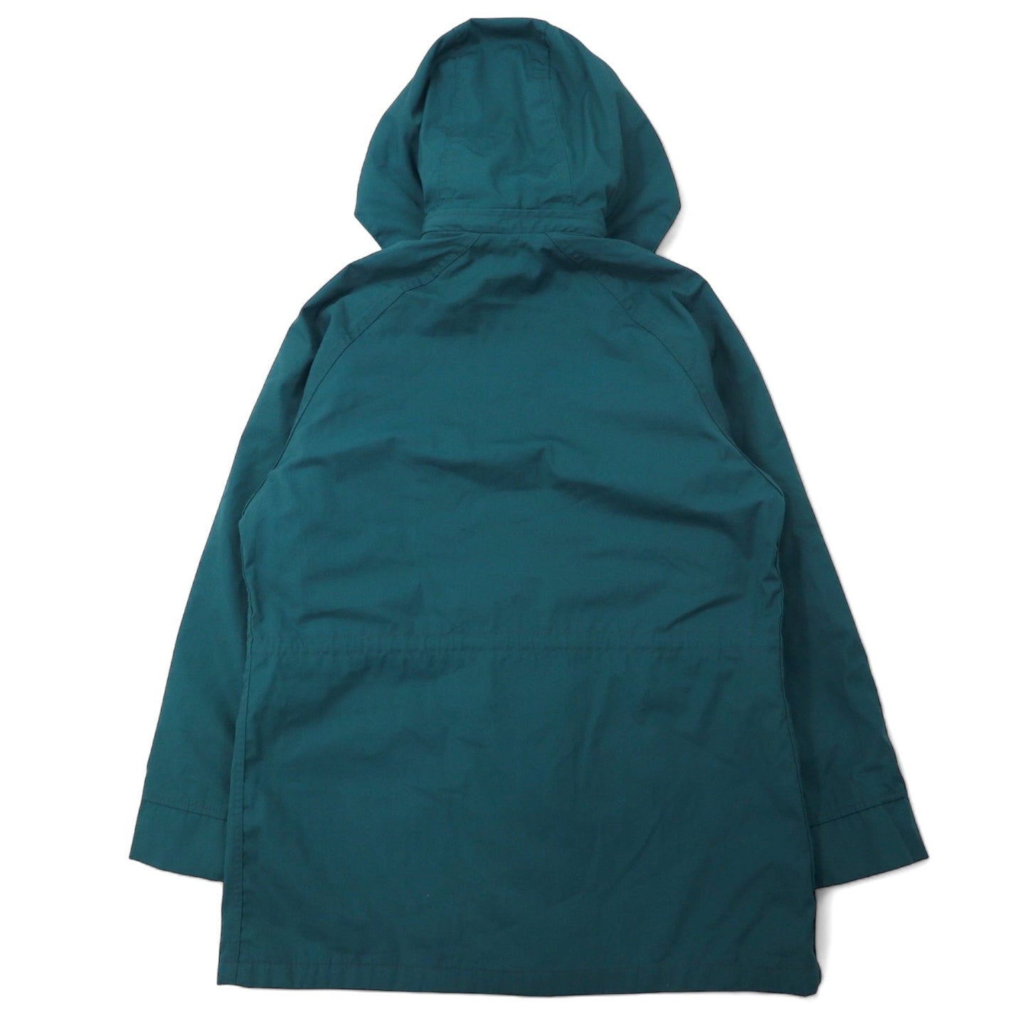 Woolrich USA製 70年代 マウンテンパーカー M グリーン ポリエステル 65/35クロス ブランケットライナー フード着脱式 ドローコード 白タグ