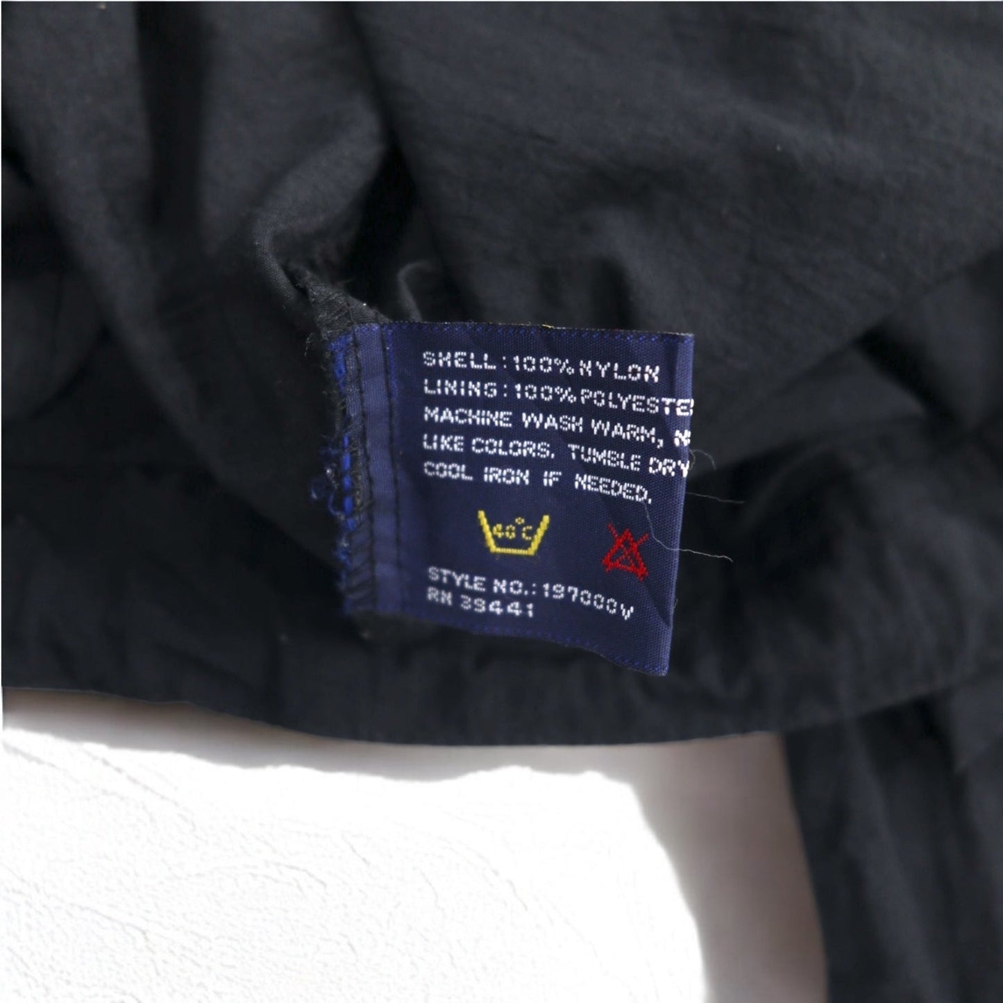 PACIFIC TRAIL ( LONDON FOG ) 90年代 シェルパーカー L ブラック ナイロン ドローコード スリランカ製