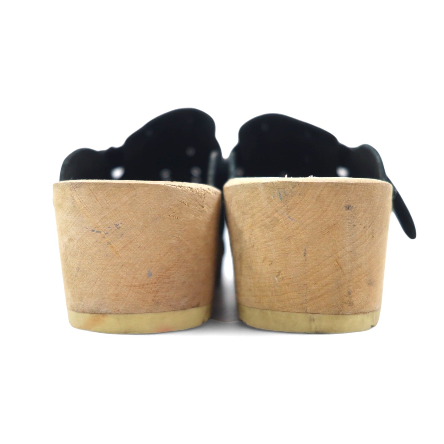 Sac exclusiv sabot スウェーデン製 サボ サンダル 23cm ネイビー レザー