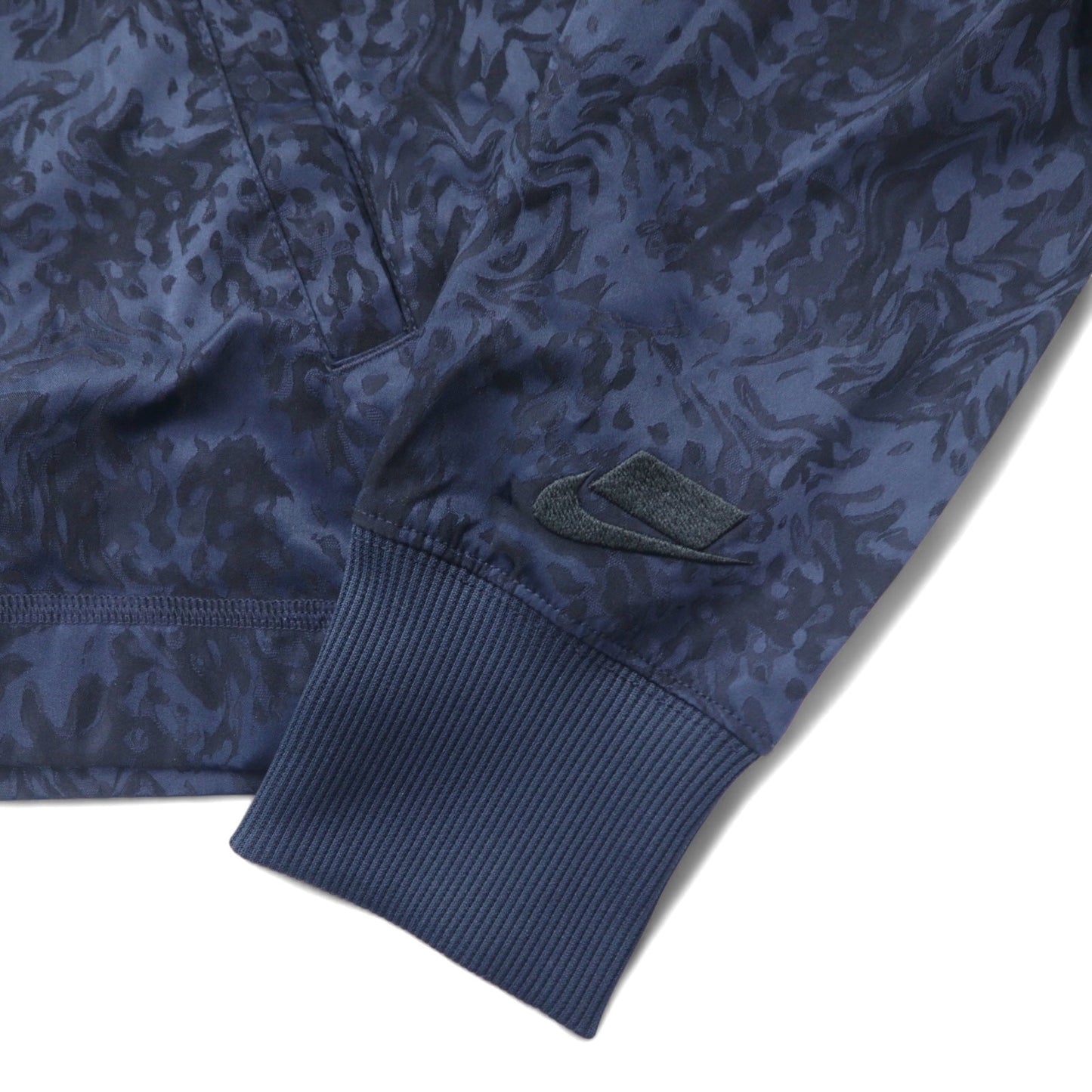 NIKE NSW トラックジャケット ジャージ S ネイビー 総柄 ポリエステル ロゴ刺繍 Jacquard 940250-475