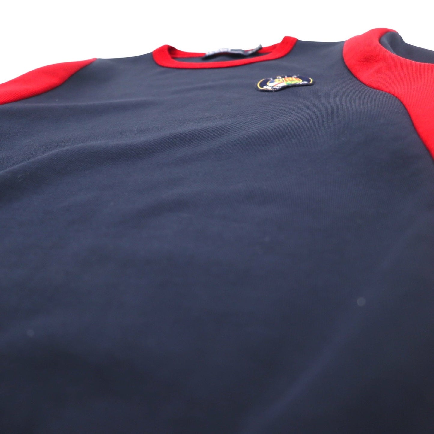 Polo by Ralph Lauren クルーネック スウェット XS ネイビー レッド コットン バックプリント