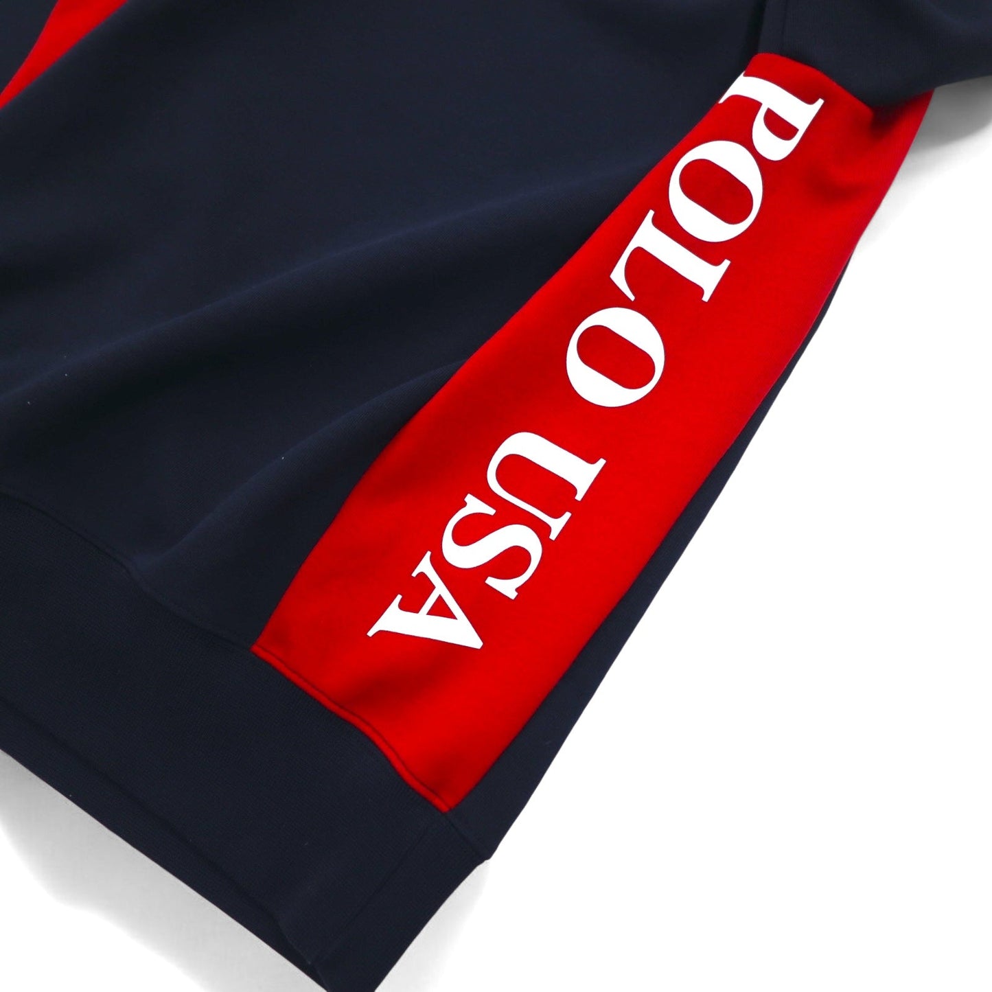 Polo by Ralph Lauren クルーネック スウェット XS ネイビー レッド コットン バックプリント
