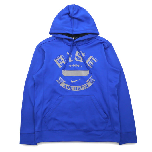 NIKE サーマフィット THERMA-FIT プルオーバー パーカー L ブルー ポリエステル 607786-494