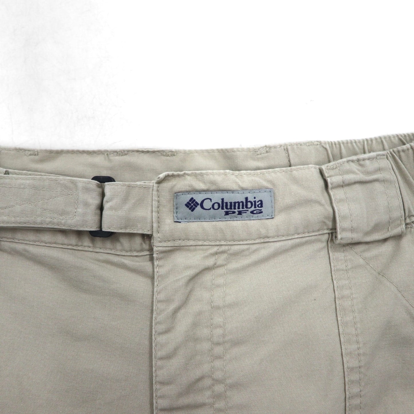 Columbia PFG フィッシングショーツ カーゴショーツ ハーフパンツ M ベージュ コットン FM4011