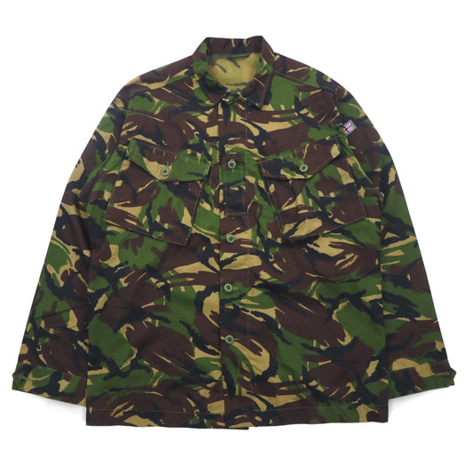BRITISH ARMY イギリス軍 コンバットジャケット XXL カーキ カモフラ ウッドランド ミリタリー Lightweight Jacket, Woodland DP 8415-99-503-8779
