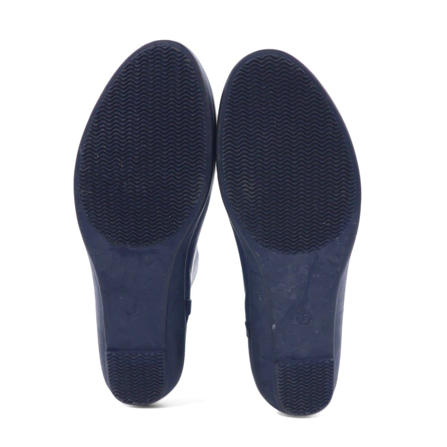 LONDON FOG レインブーツ 25cm ネイビー ラバー ドット WL06101W