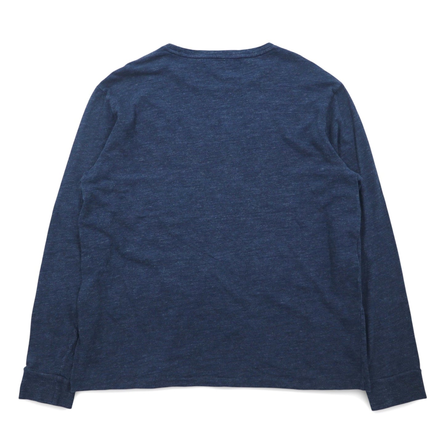 POLO RALPH LAUREN ロングスリーブ Tシャツ ロンT L ネイビー CUSTOM FIT スモールポニー刺繍