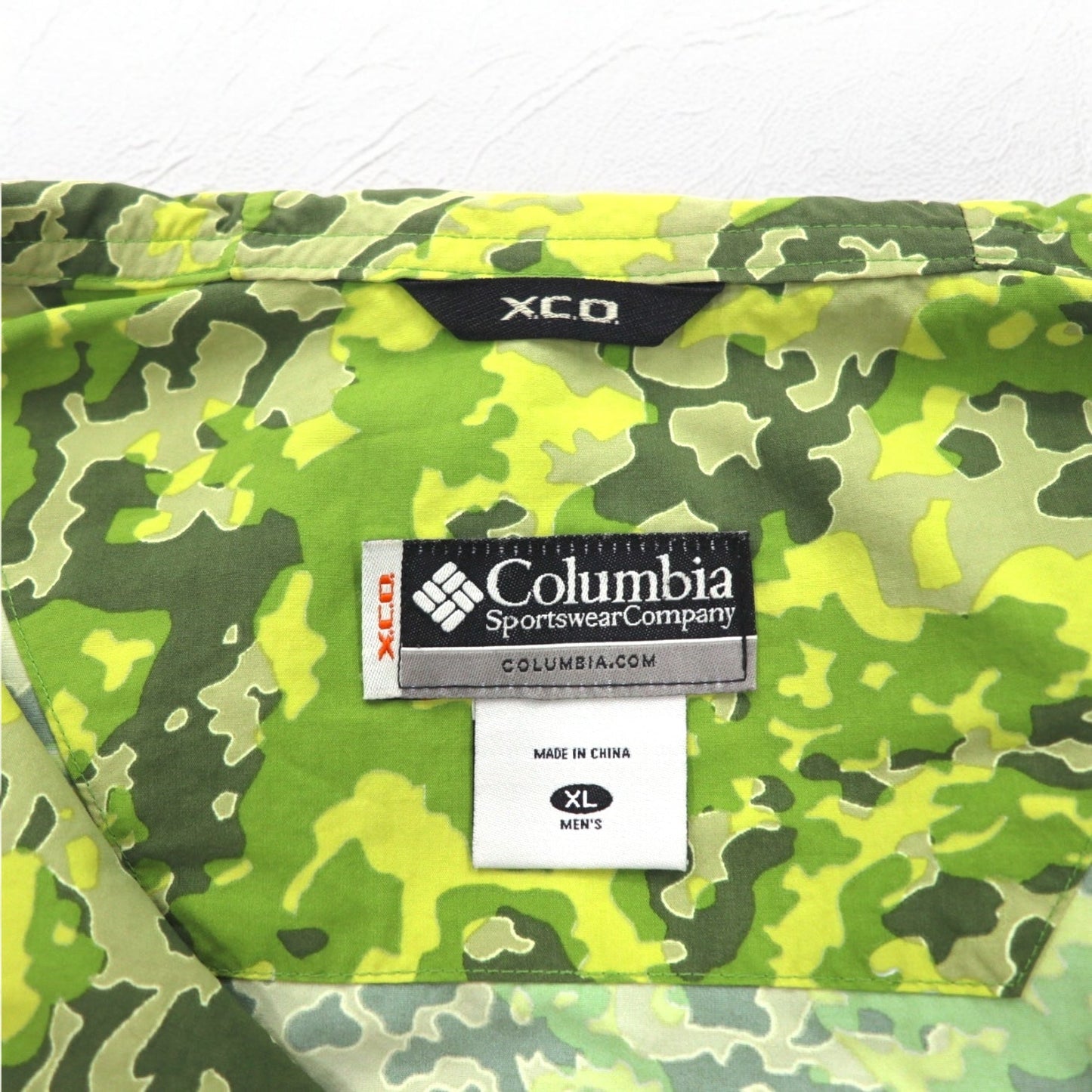 Columbia ヘイゼンジャケット ナイロン マウンテンパーカー XL グリーン カモフラ XCO PM3356