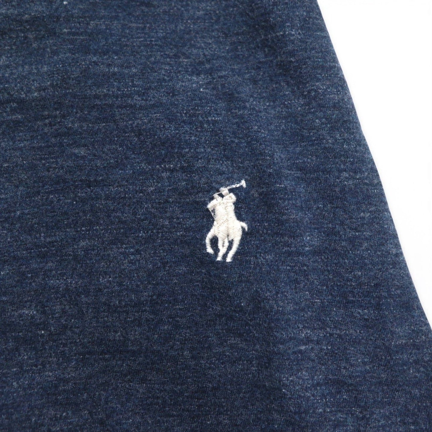 POLO RALPH LAUREN ロングスリーブ Tシャツ ロンT L ネイビー CUSTOM FIT スモールポニー刺繍