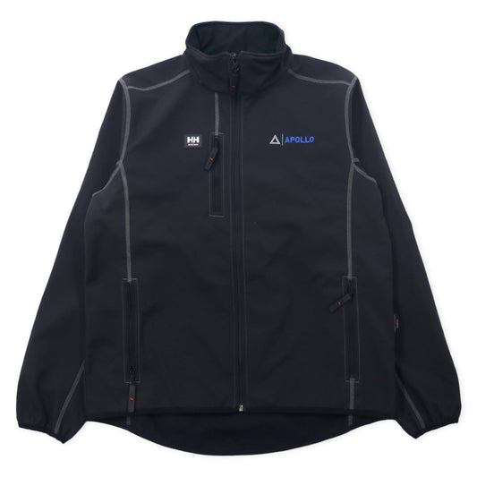 HELLY HANSEN WORKWEAR フリースライニング ソフトシェルジャケット L ブラック ポリエステル APOLLO