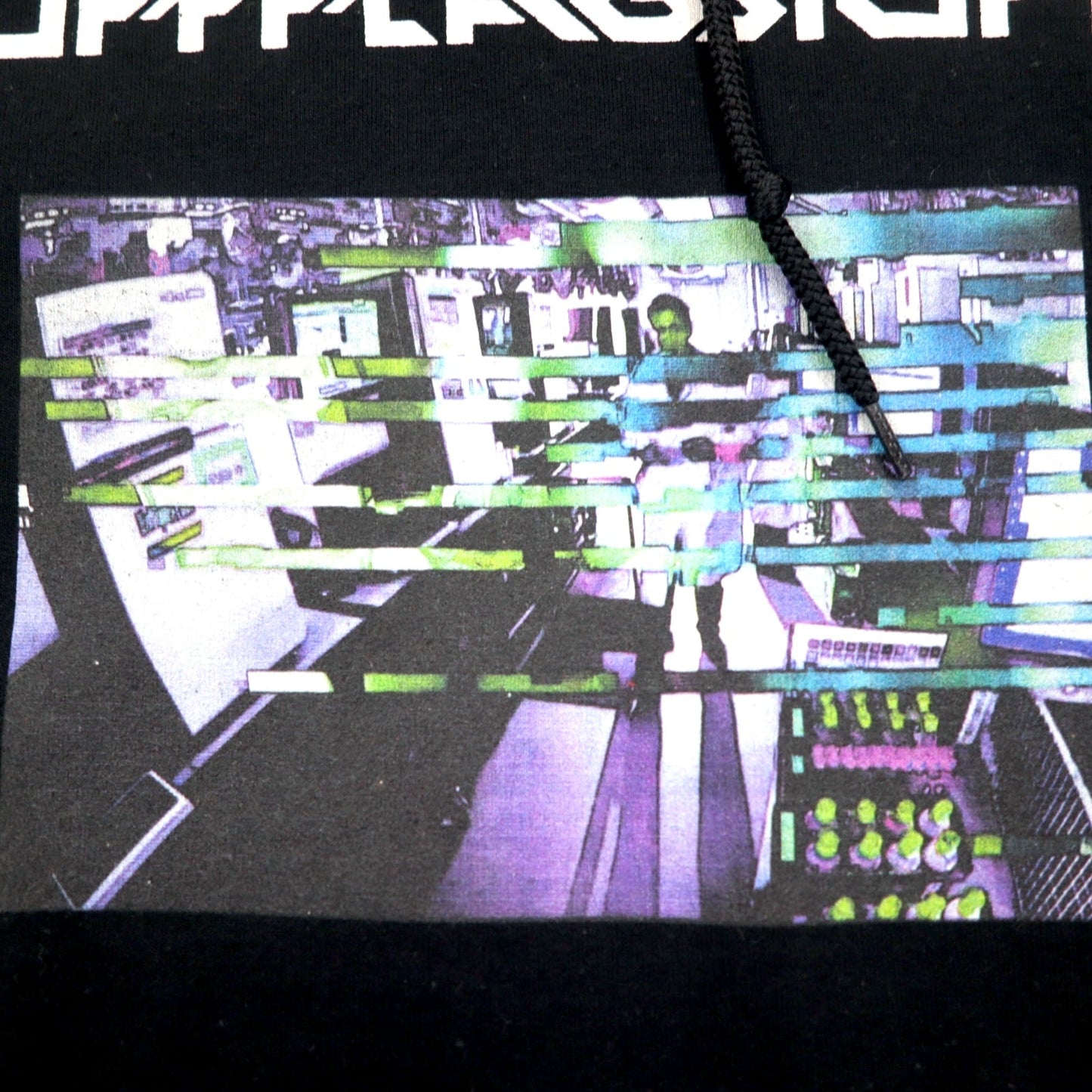 FLAGSTUFF グラフィック プルオーバー パーカー M ブラック F-LAGSTUF-F LABO HOODIE 19SS-FS-41