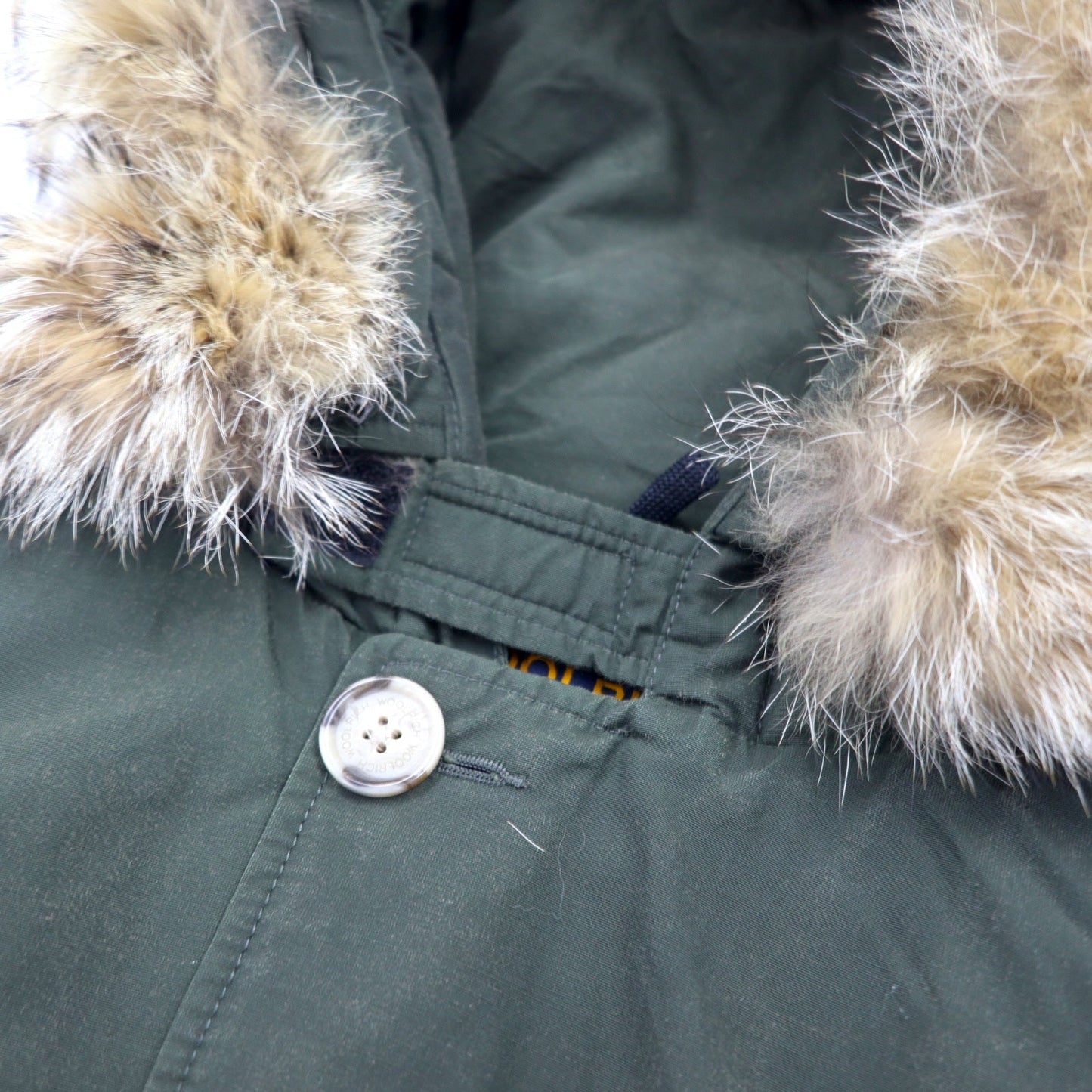 WOOLRICH アークティックパーカ ARCTIC PARKA ダウンジャケット L カーキ ポリエステル ダブルジップ