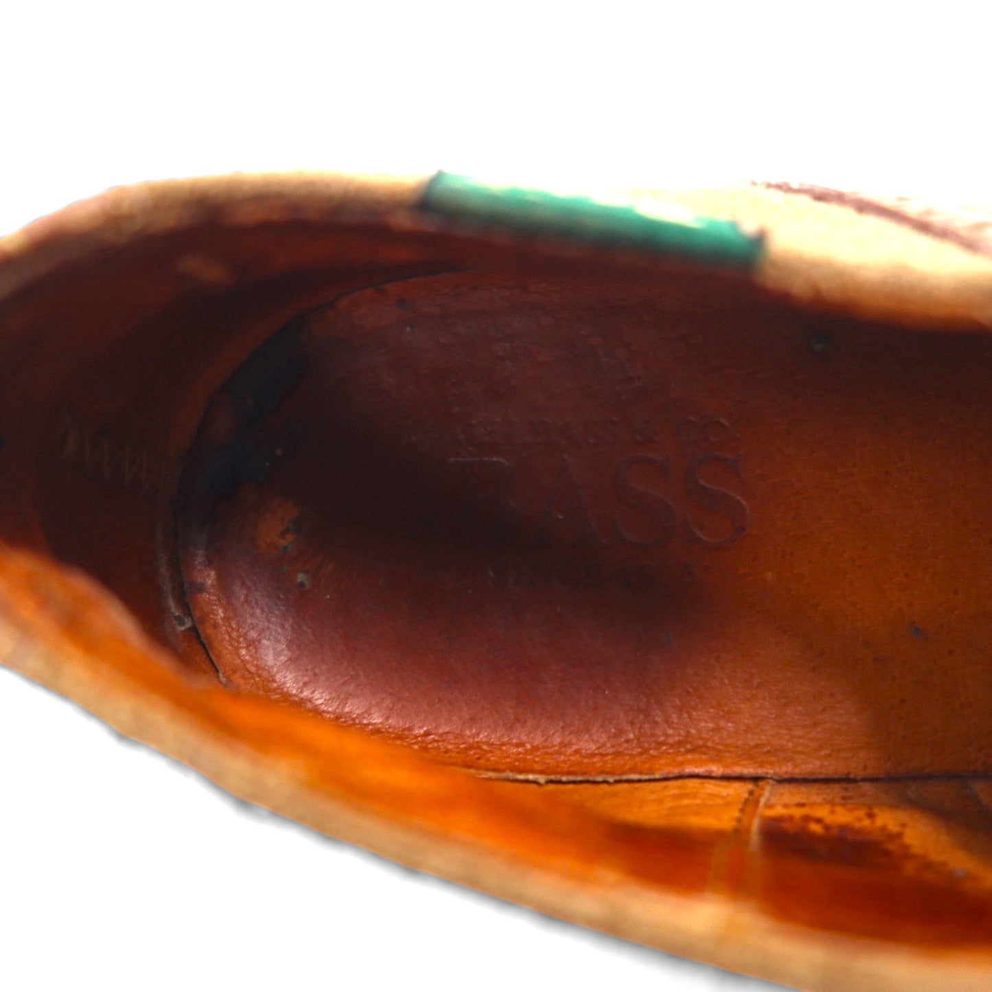G.H.BASS スエード コンビ サドルシューズ 25.5cm ベージュ レザー 5716