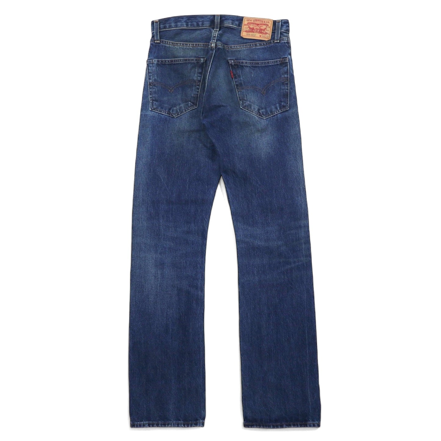 LEVI'S VINTAGE CLOTHING ( LVC ) 1967年モデル ビッグE セルビッヂ デニムパンツ 30 ブルー コットン 42TALON 505-0217 トルコ製