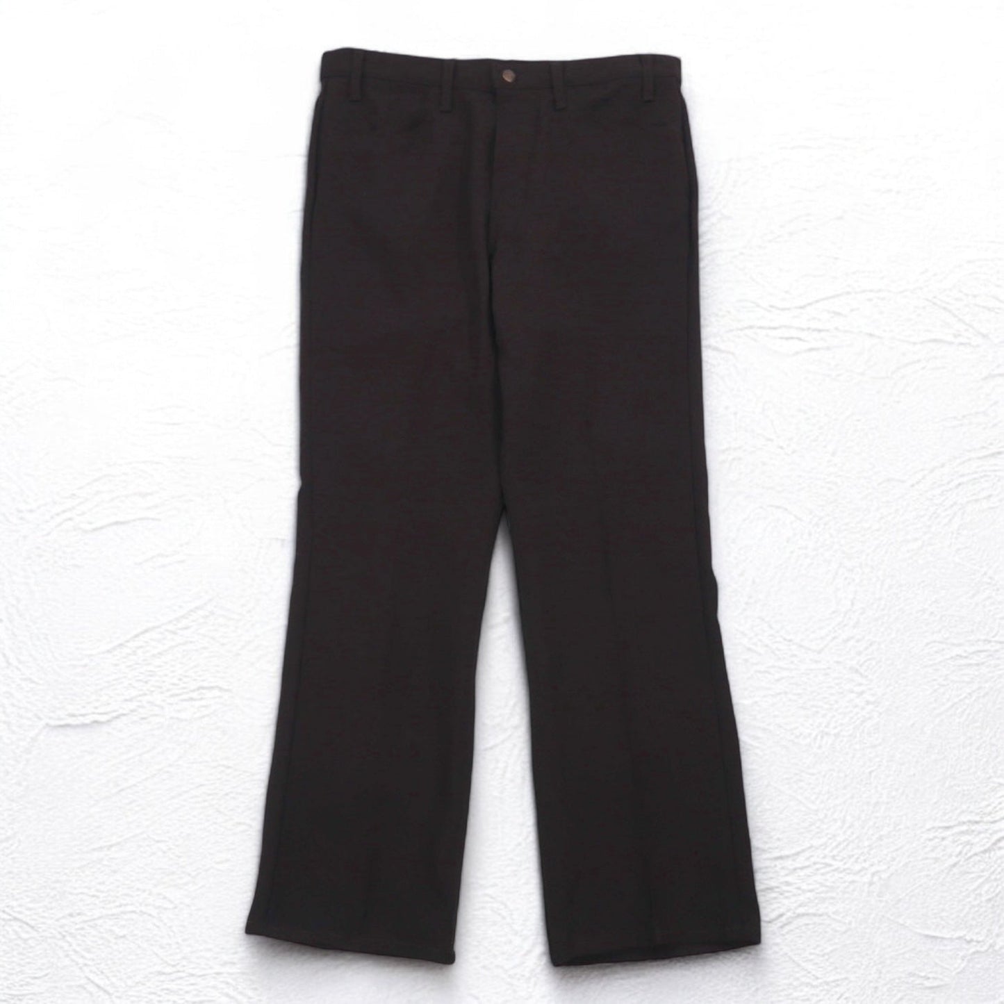 Levi's 80年代 USA製 ブーツカット スラックスパンツ L ブラウン SCOVILLジップ 黒タブ 10517 4528