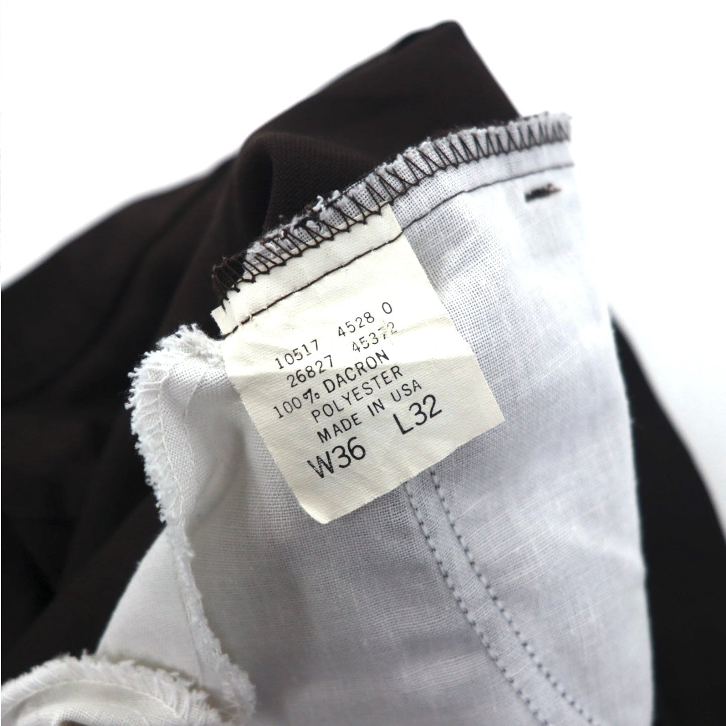 Levi's 80年代 USA製 ブーツカット スラックスパンツ L ブラウン SCOVILLジップ 黒タブ 10517 4528