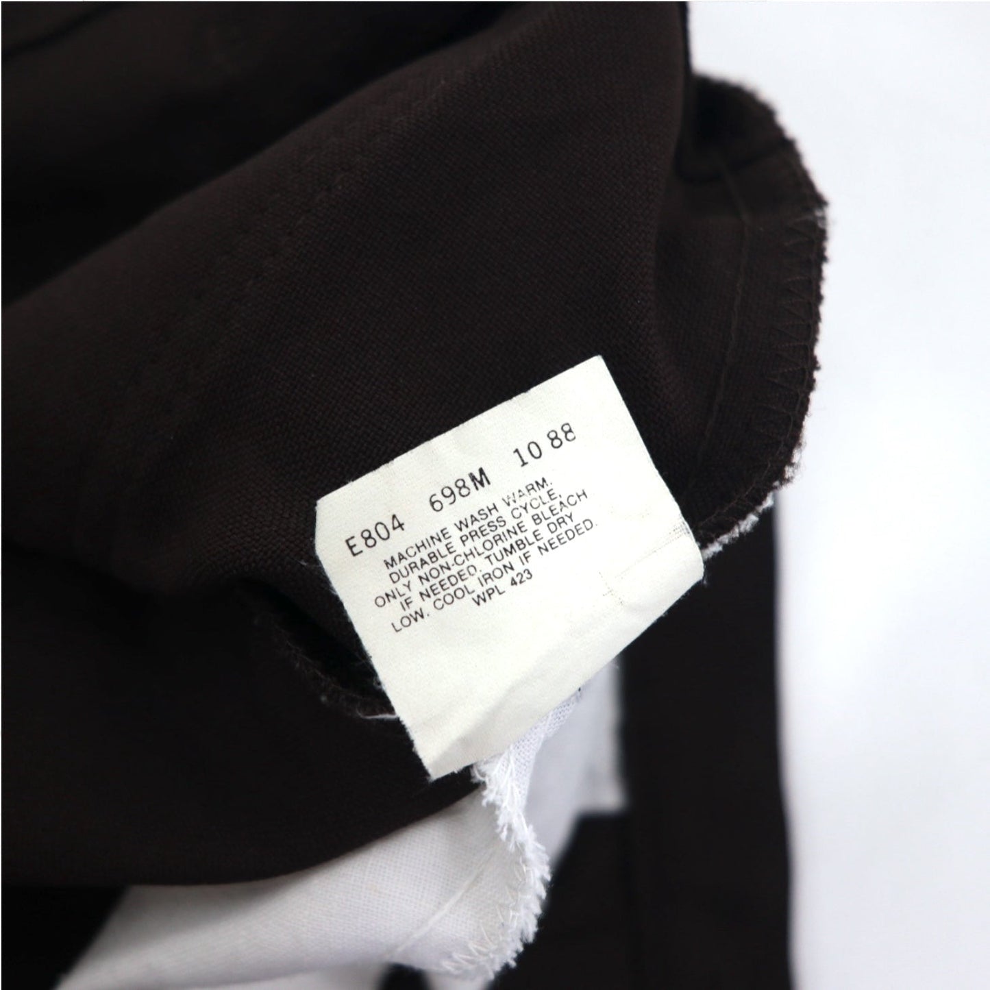 Levi's 80年代 USA製 ブーツカット スラックスパンツ L ブラウン SCOVILLジップ 黒タブ 10517 4528