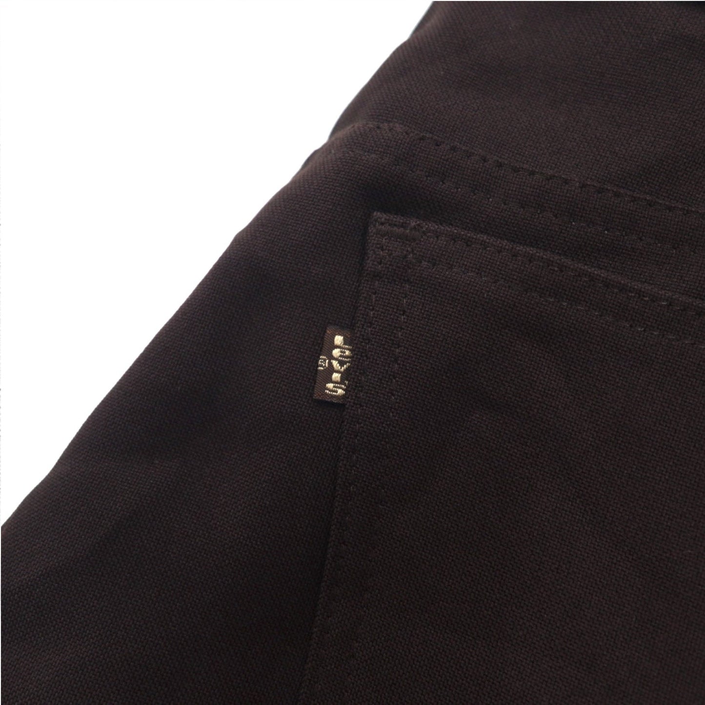 Levi's 80年代 USA製 ブーツカット スラックスパンツ L ブラウン SCOVILLジップ 黒タブ 10517 4528
