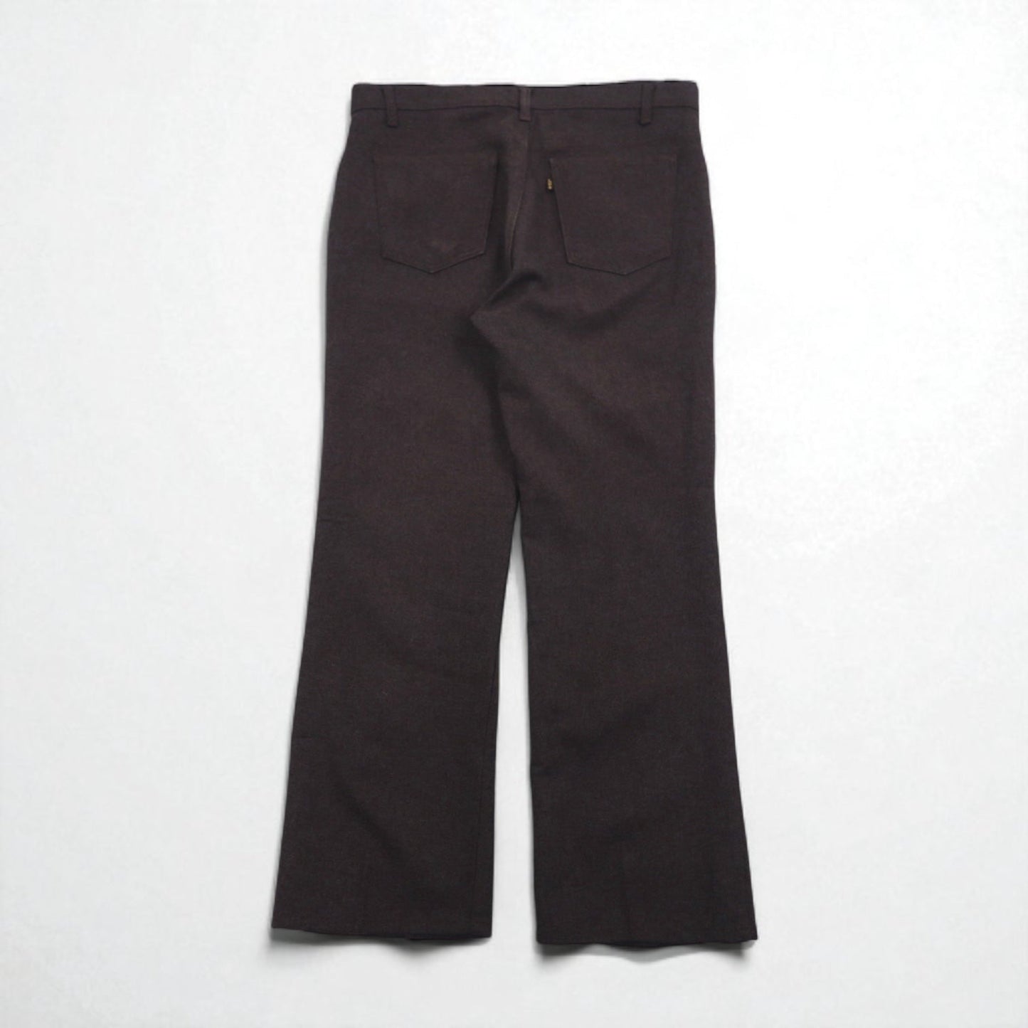 Levi's 90年代 USA製 スタプレ STA-PREST ブーツカット スラックスパンツ L グレー SCOVILLジップ 黒タブ 10517-9028