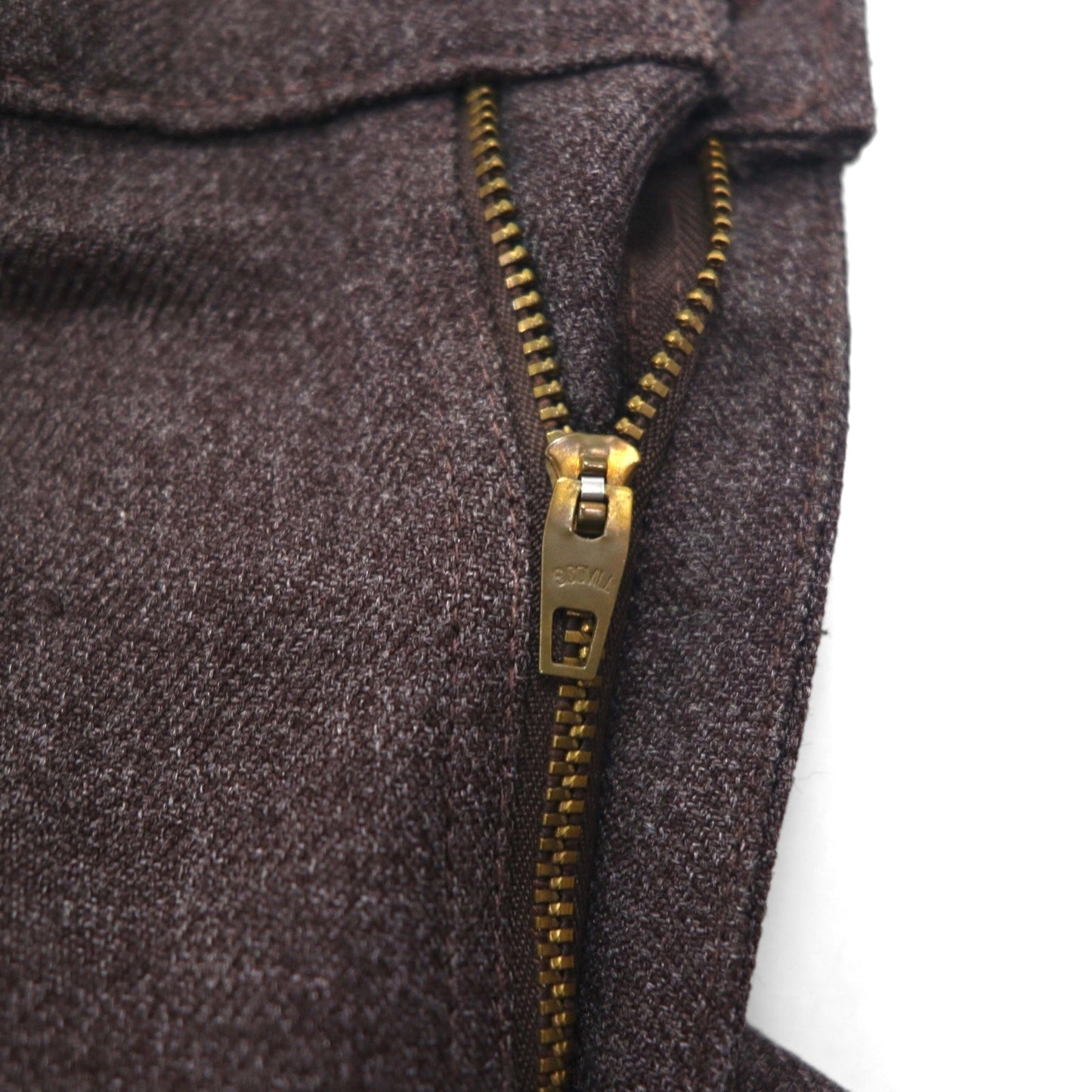 Levi's 90年代 USA製 スタプレ STA-PREST ブーツカット スラックスパンツ L グレー SCOVILLジップ 黒タブ 10517-9028