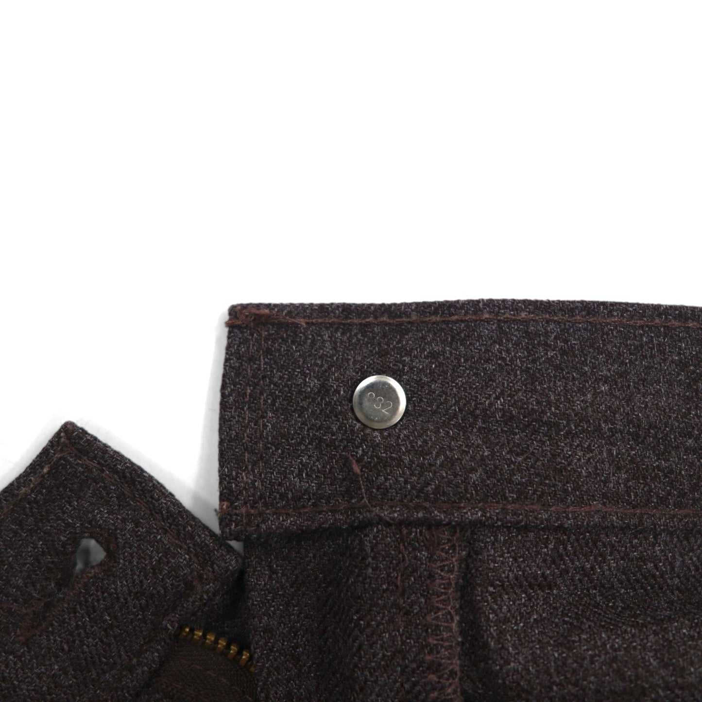 Levi's 90年代 USA製 スタプレ STA-PREST ブーツカット スラックスパンツ L グレー SCOVILLジップ 黒タブ 10517-9028