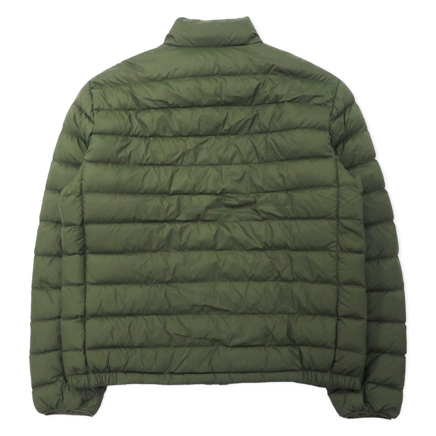 POLO RALPH LAUREN ダウンジャケット L カーキ ナイロン ホワイトダックフェザー スモールポニー刺繍