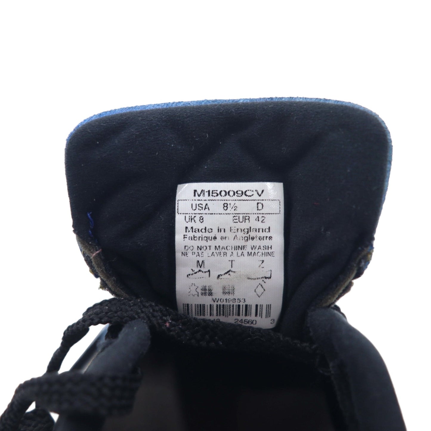 NEW BALANCE イングランド製 M1500 スニーカー 26.5cm ブルー ブラック スエード M15009CV