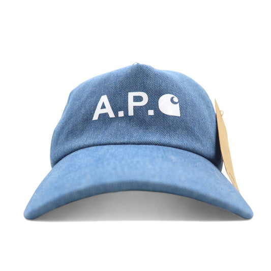 Carhartt WIP × A.P.C. ブルガリア製 デニム ベースボールキャップ 54 ブルー コットン CASQUETTE CAMERON INDIGO 未使用品