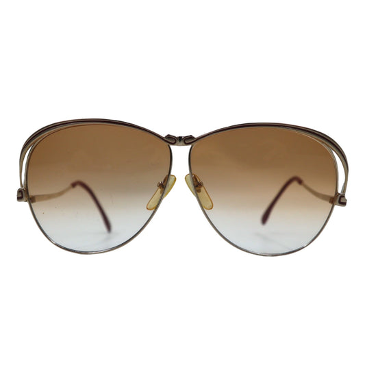 YVES SAINT LAURENT YSL ヴィンテージ  サングラス ティアドロップ ゴールド メタル カラーレンズ