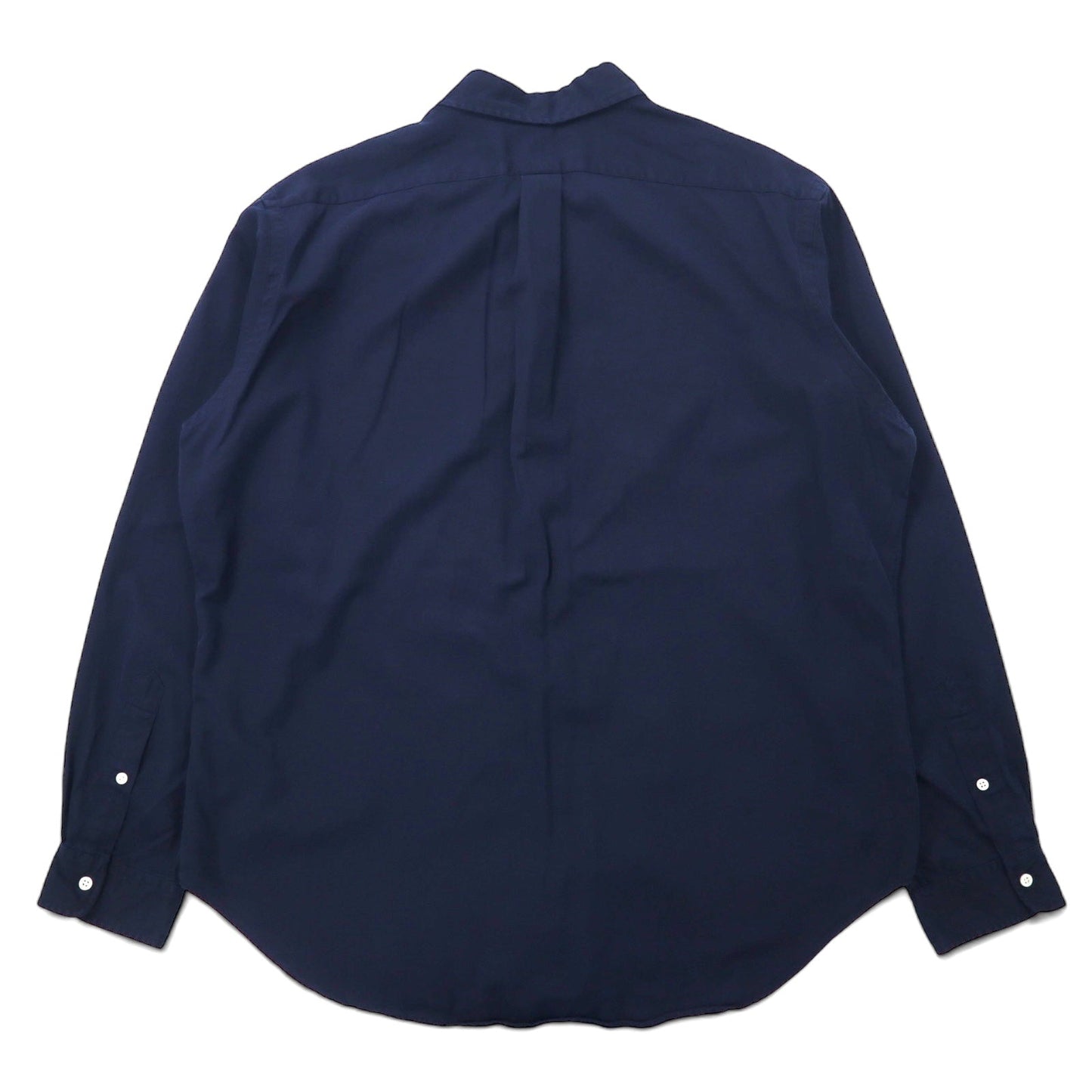 Ralph Lauren 90年代 クラシックフィット ボタンダウンシャツ XL ネイビー コットン スモールポニー 刺繍