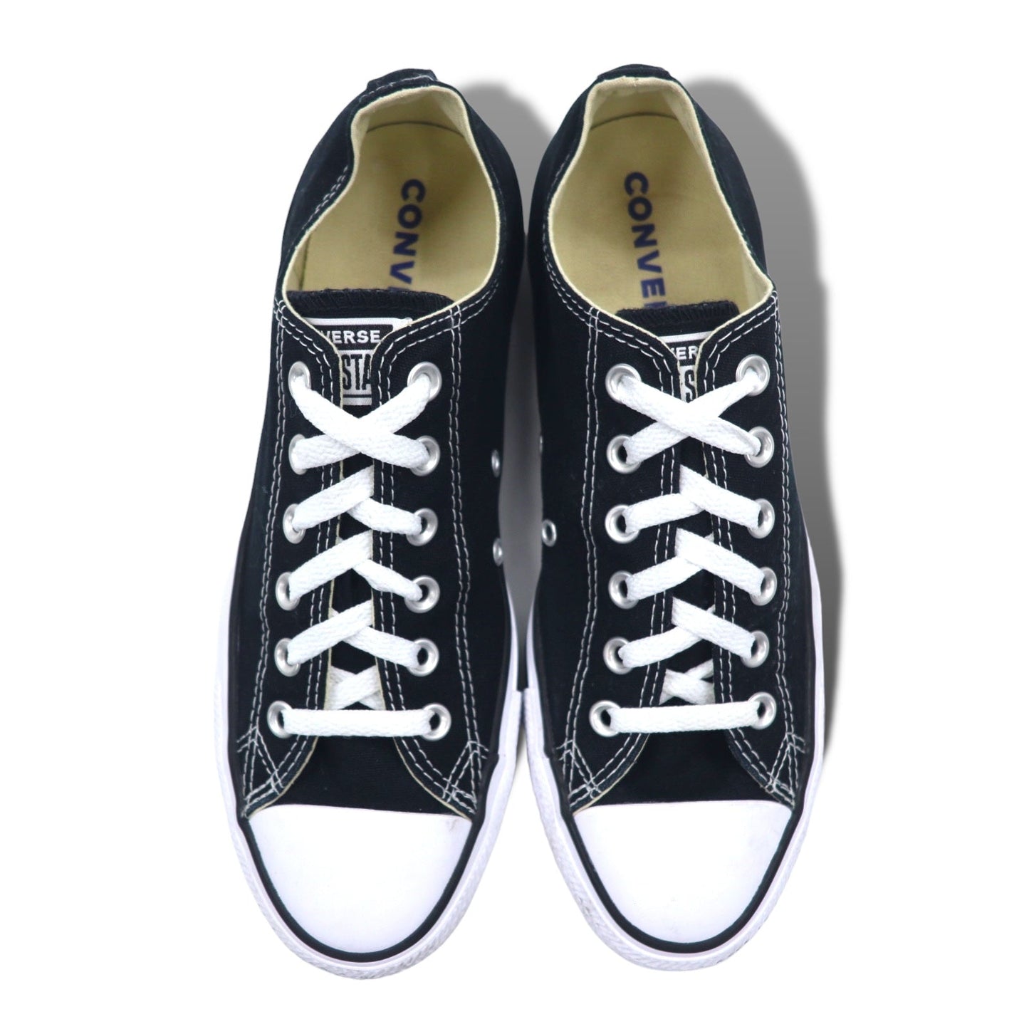 CONVERSE オールスター ローカット キャンバス スニーカー 26cm ブラック コットン CANVAS ALL STAR OX M9166