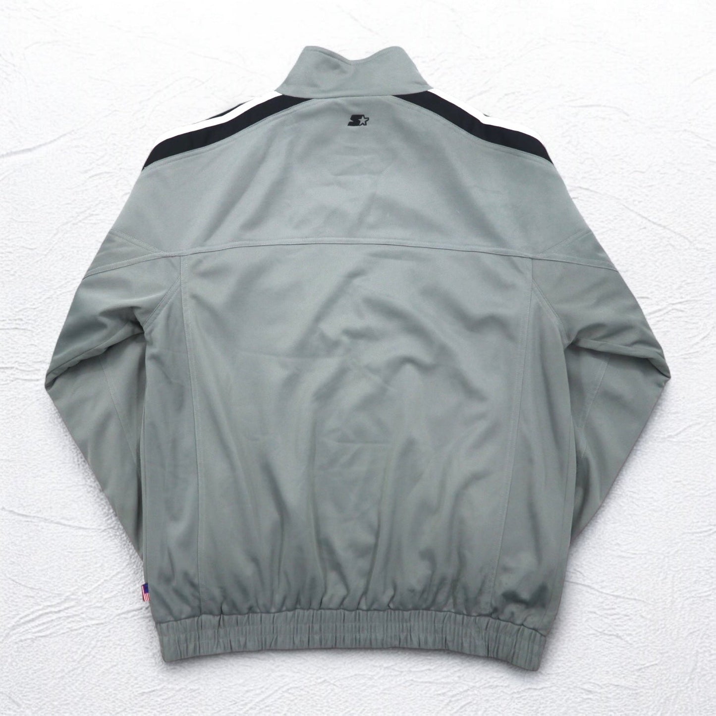 STARTER 90年代 トラックジャケット ジャージ XL グレー サイドライン スタンドカラー ハイネック