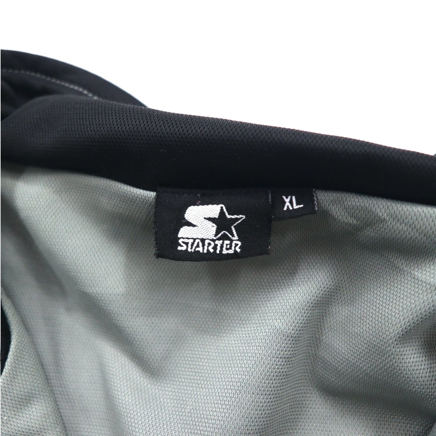 STARTER 90年代 トラックジャケット ジャージ XL グレー サイドライン スタンドカラー ハイネック